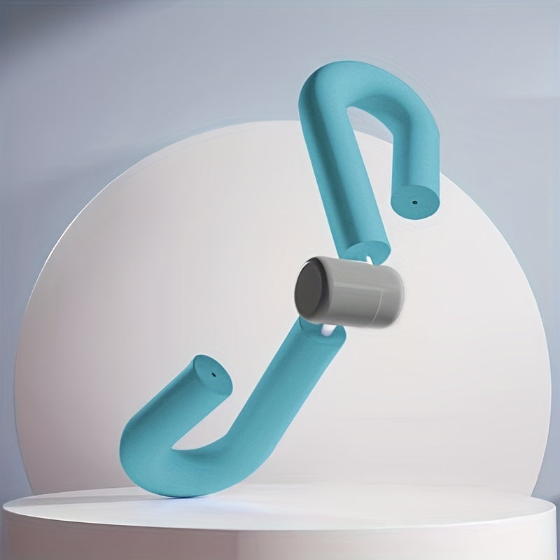 Blue Thigh Master Exercise Equipment with steel spring core. Designed for leg, arm, and pelvic floor muscle training.