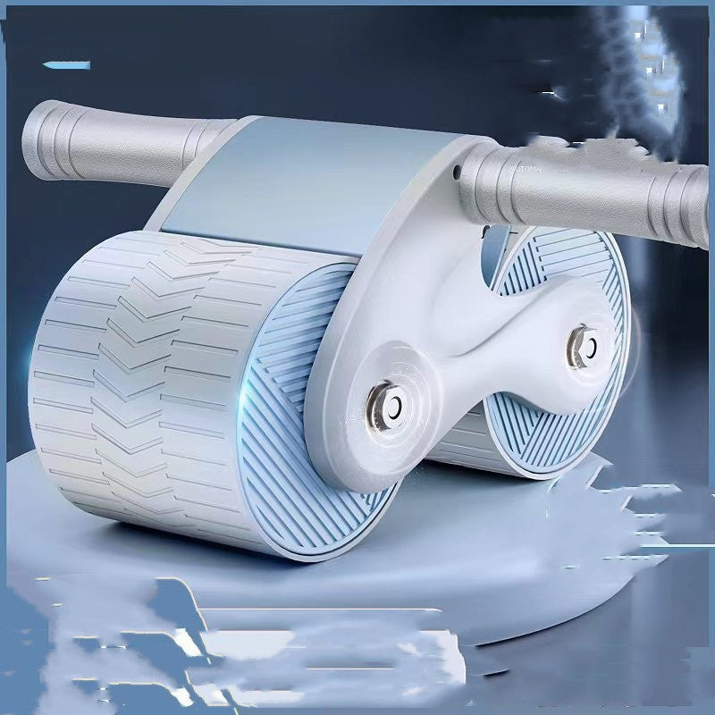 Stylish Fitness Equipment Roller with glowing accents, designed for effective abdominal workouts in home or office settings.