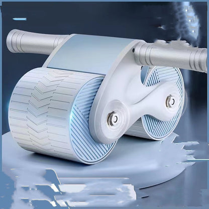 Stylish Fitness Equipment Roller with glowing accents, designed for effective abdominal workouts in home or office settings.