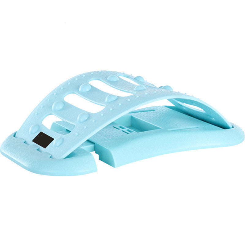 Lumbar Tractor Therapy back stretcher with magnetic points for spinal decompression and massage support, ideal for back pain relief.