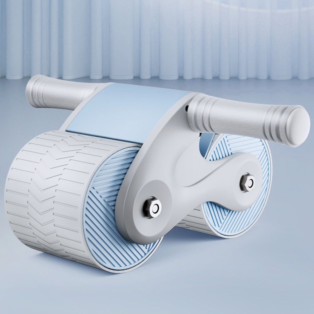 Fitness Equipment Roller - Abdominal Muscle Wheel with dual wide wheels and ergonomic handles for home or office workouts.