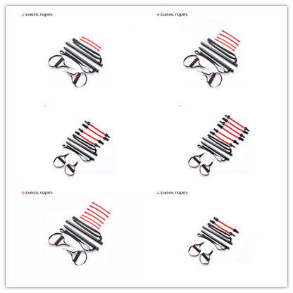 Multiple sets of Trainer Bar Resistance Bands - Body Workout displayed for bulk purchase or varied resistance training options.